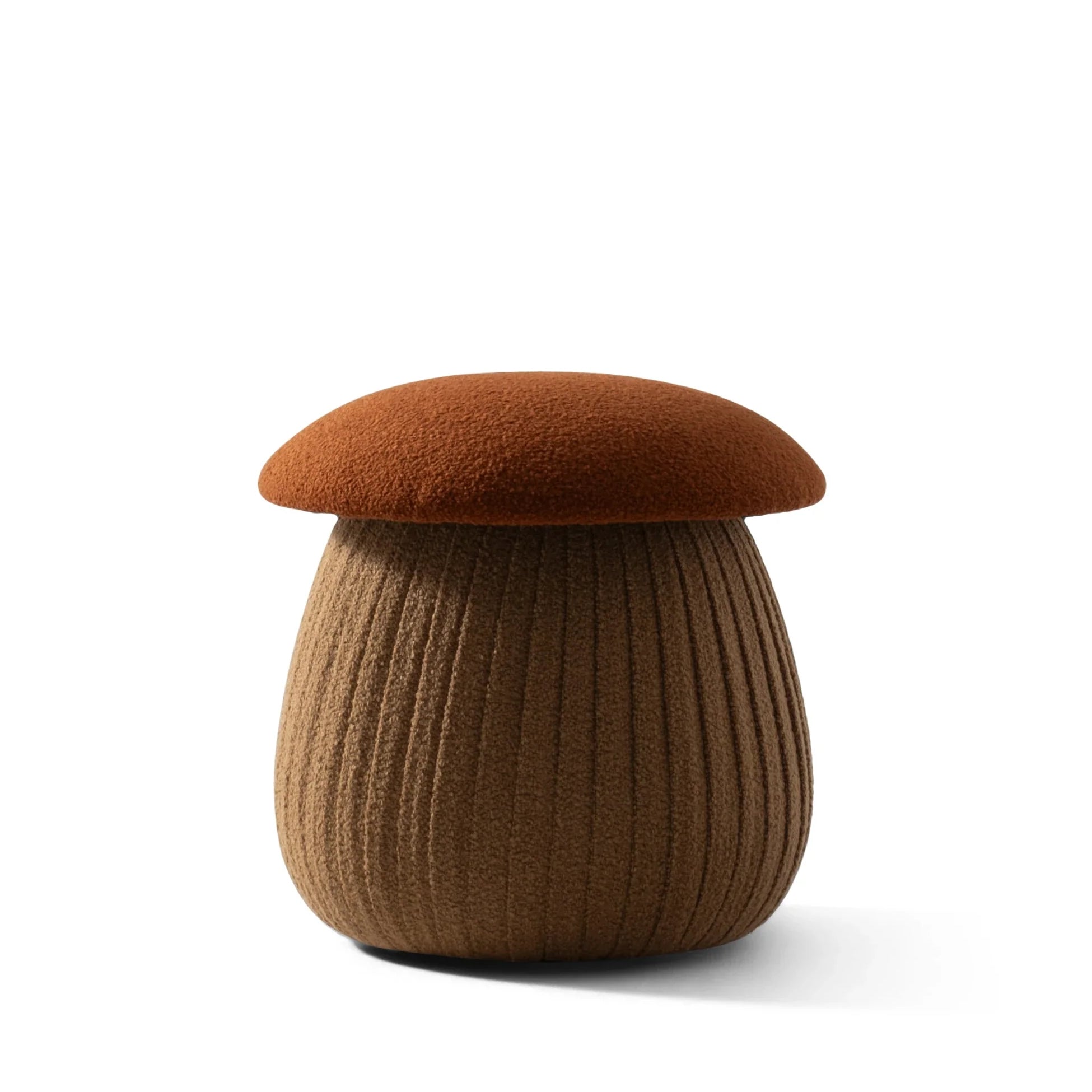 Smurf Pilz-Pouf Small aus Plüschstoff