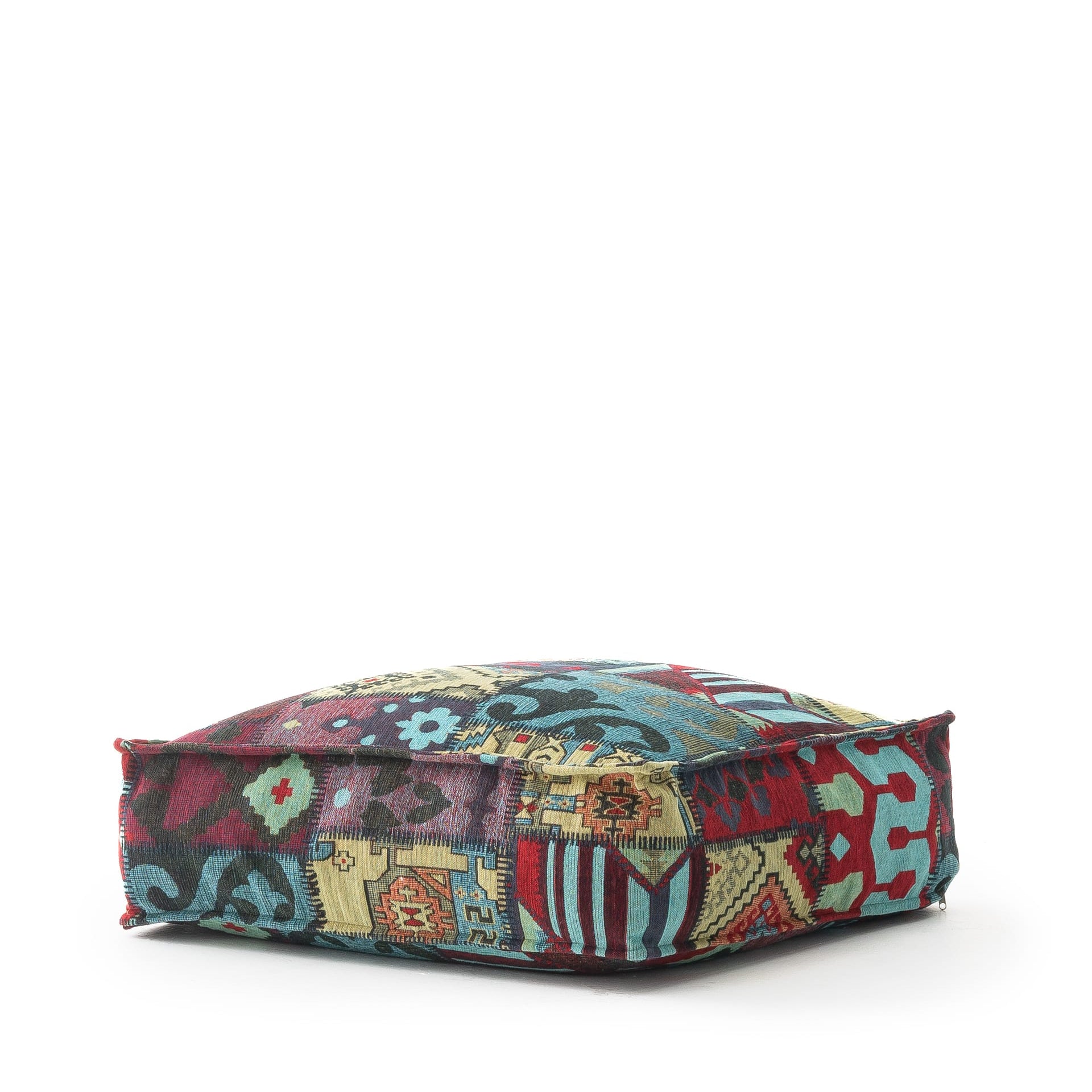 Ottoman Ethnic Sitzkissen-Pouf mit osmanischem Muster