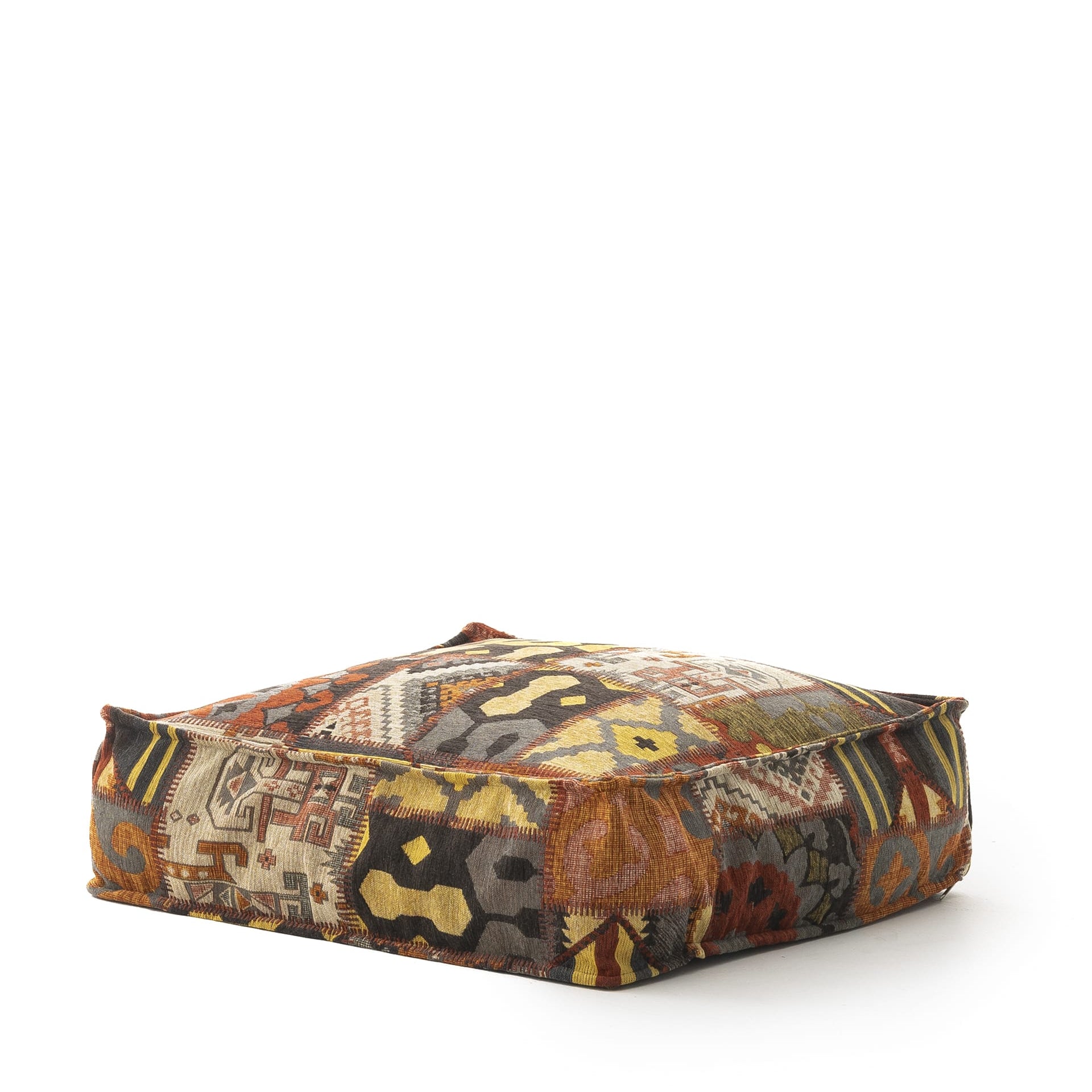 Marakech Ethnic Gemustertes Bodenkissen-Pouf