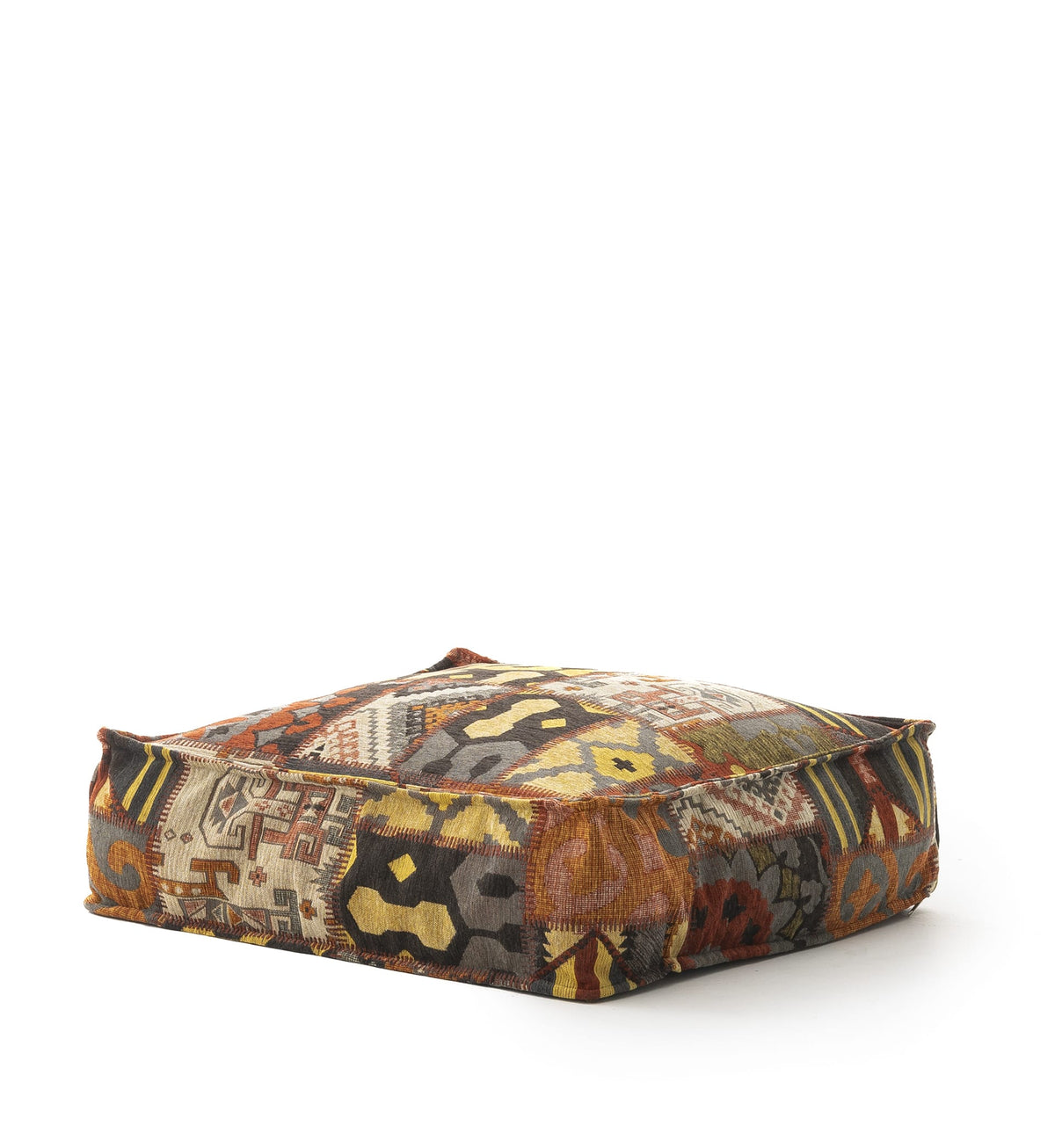 Marakech Ethnic Gemustertes Bodenkissen-Pouf