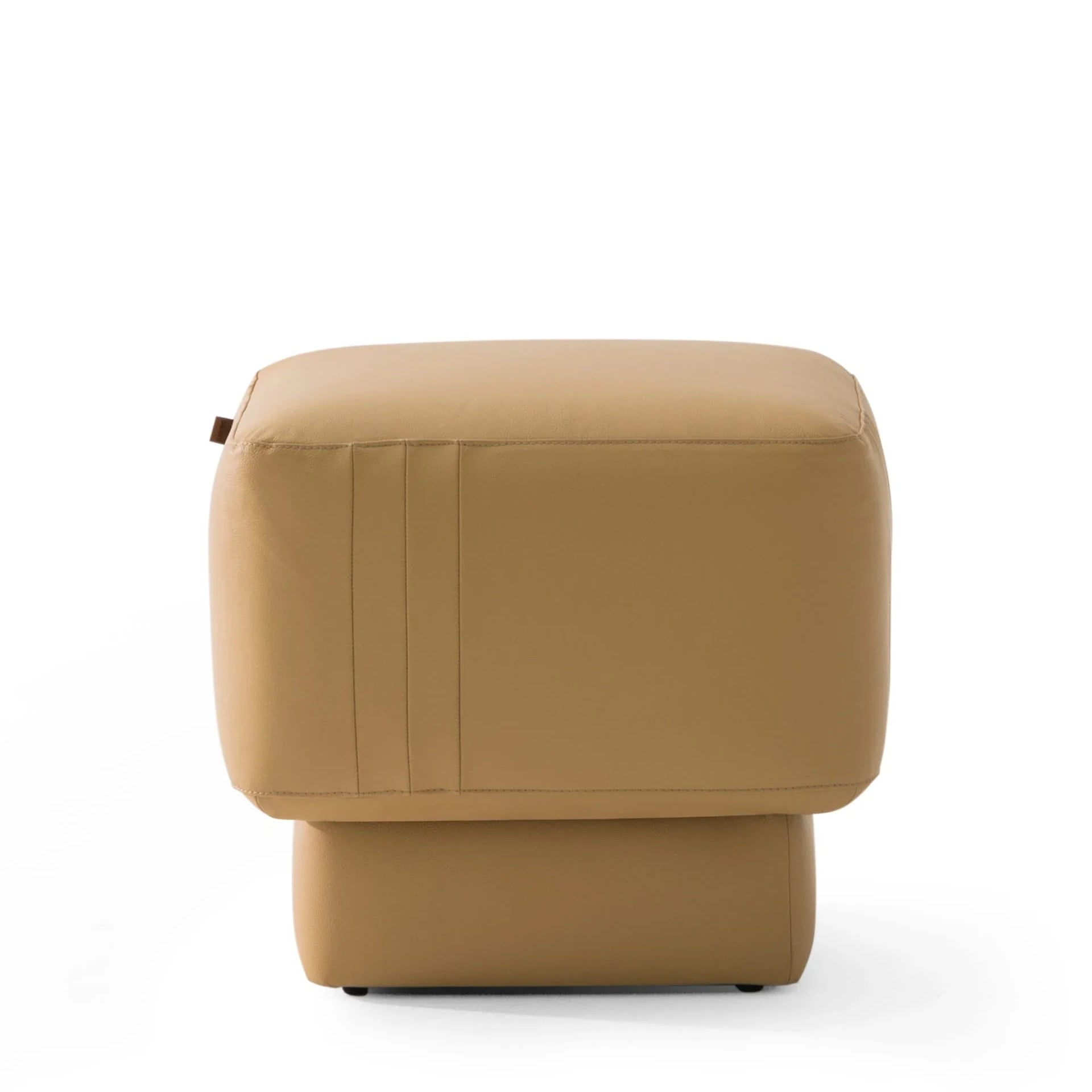 Samba Ochre Leder-Puff