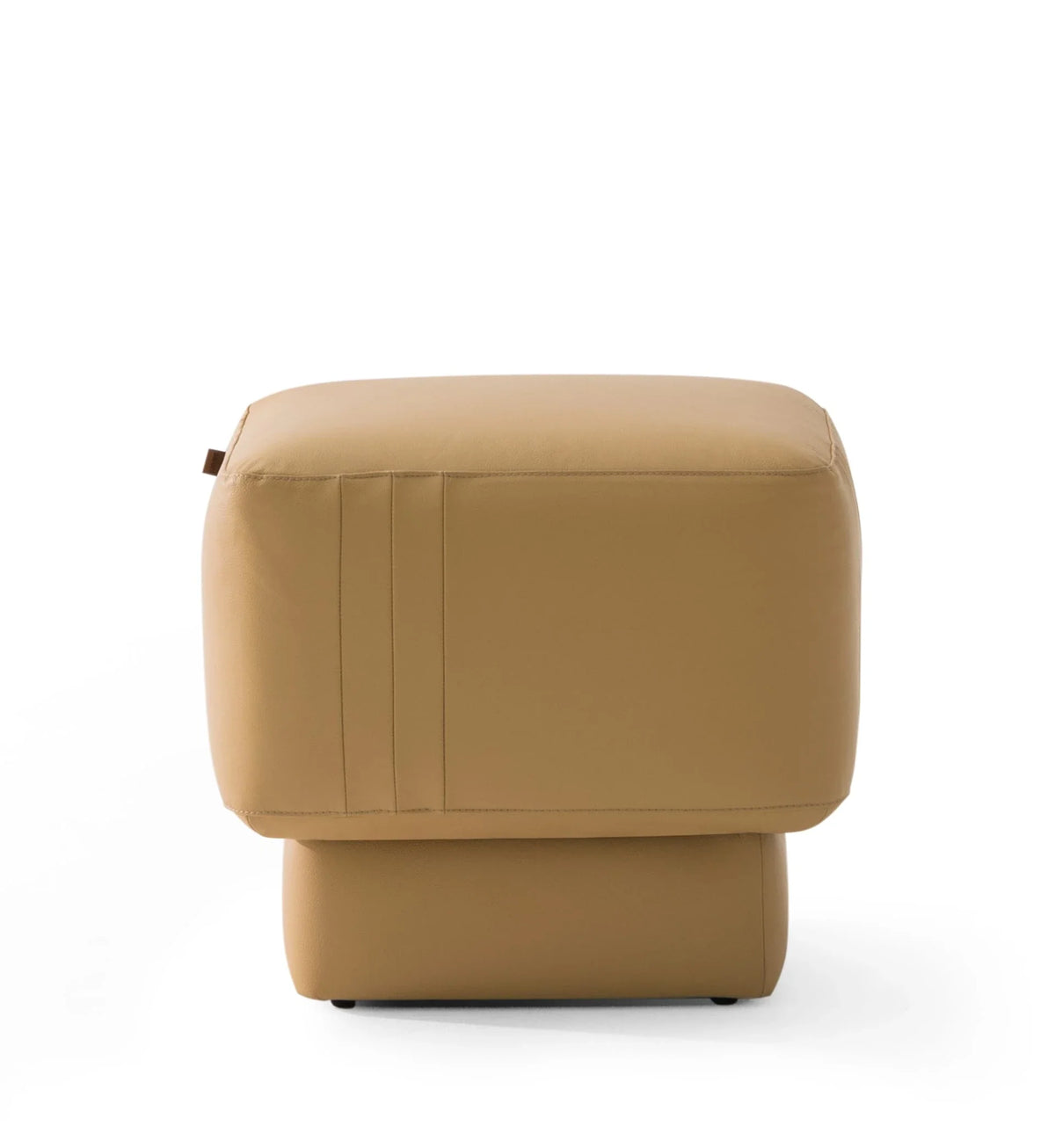 Samba Ochre Leder-Puff