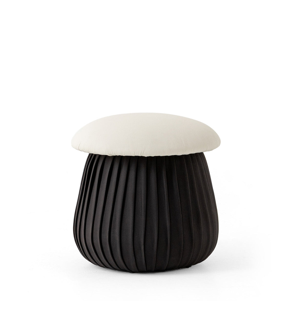 Smurf Mushroom Mono Black Puff